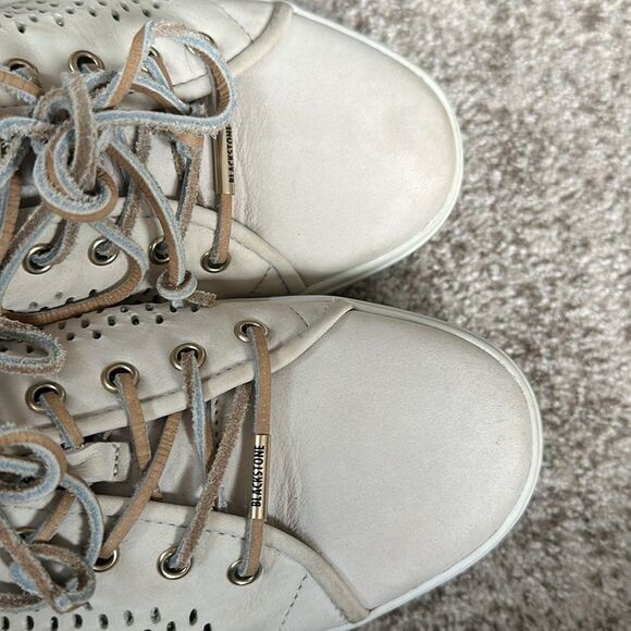 BLACKSTONE Pl87 Sneaker In Wind Chime Leather Sneakers 41/10 - Picture 3 of 10